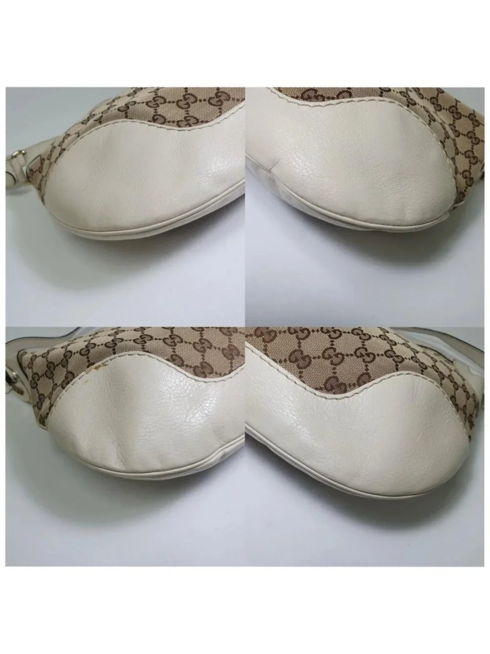 Authentic Gucci GG Canvas Abbey Hobo Shoulder Bag